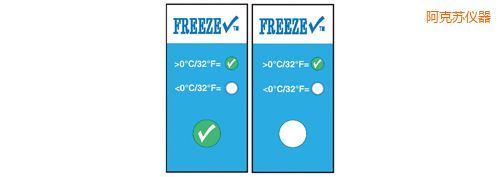 阿克蘇溫度指示標(biāo)簽 冷凍檢查 Thermolabels
