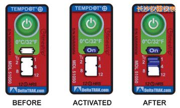 長沙溫度指示標簽 累計上升時間/溫度的標簽