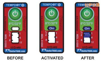 拉薩溫度指示標(biāo)簽 累計上升時間/溫度的標(biāo)簽