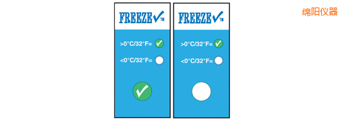 綿陽溫度指示標簽 冷凍檢查 Thermolabels
