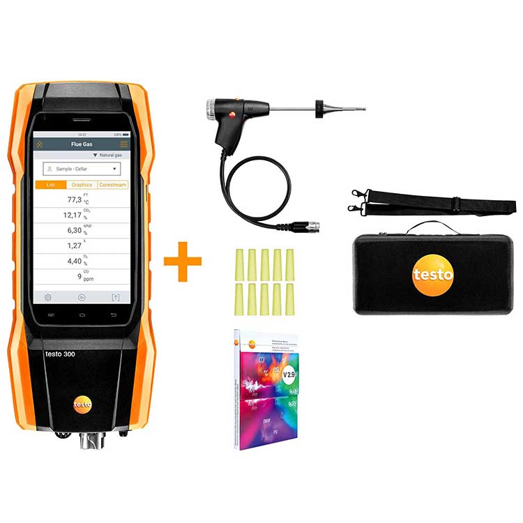 testo300套裝1煙氣分析儀通用型基礎(chǔ)款套裝1